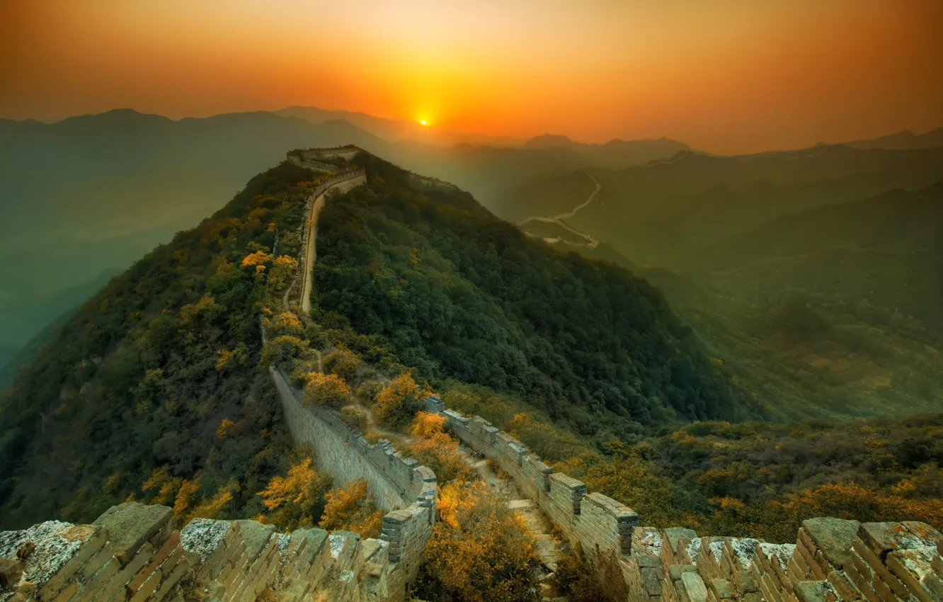 Фото обои горы, природа, China