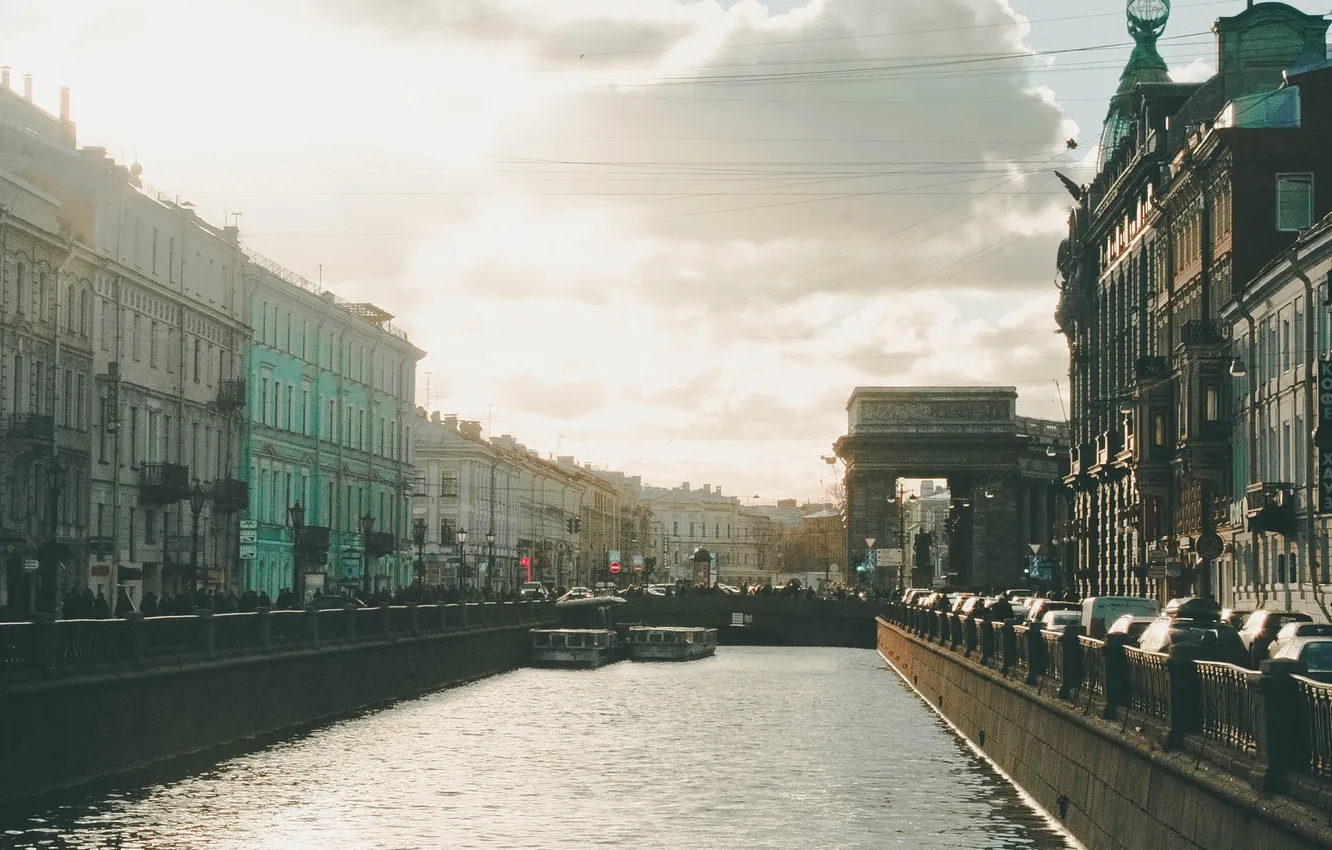 Фото обои Russia, набережная, питер, санкт-петербург, St. Petersburg, зингер