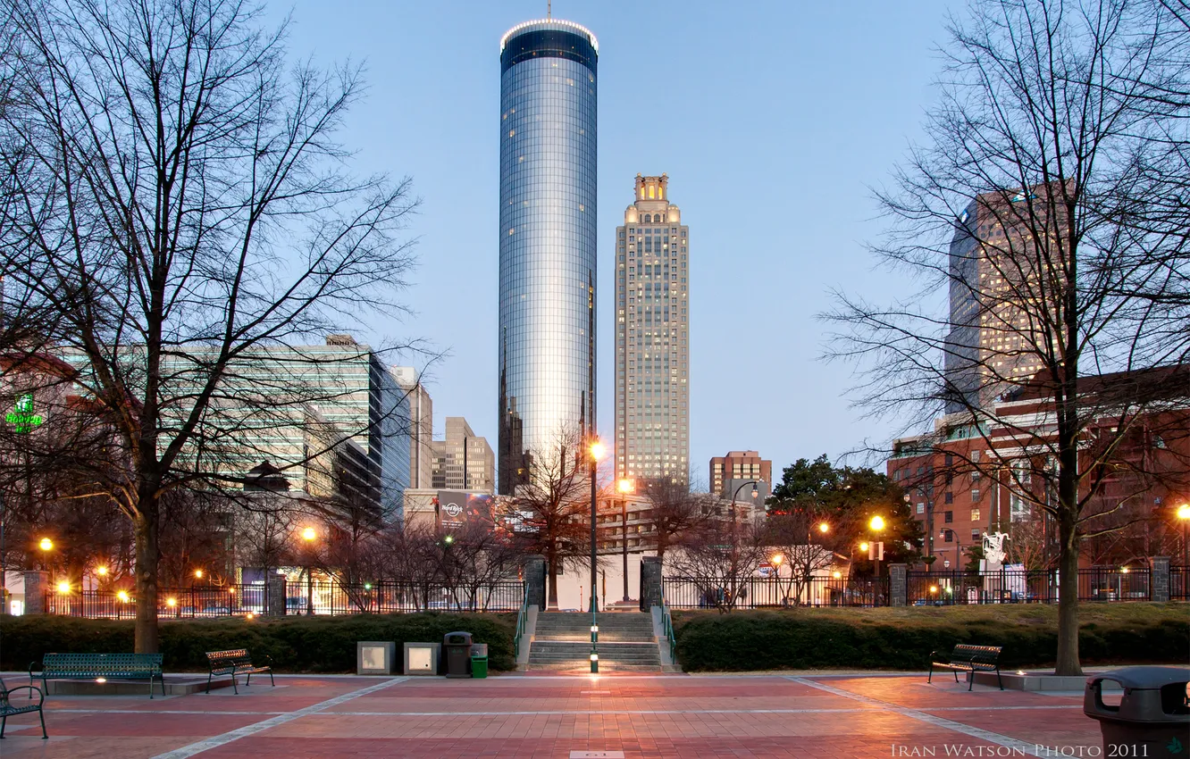 Фото обои city, город, USA, Georgia, Atlanta