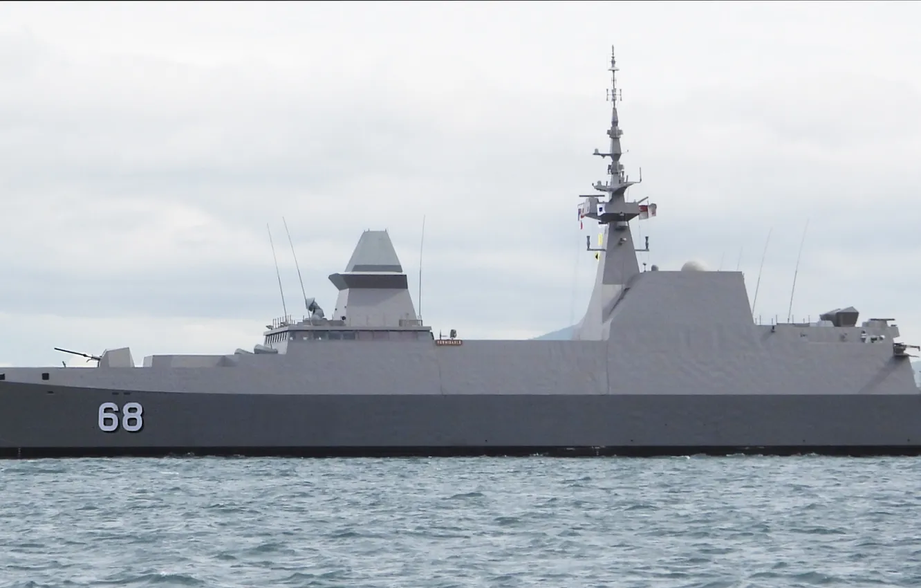 Фото обои фрегат, ВМС Франции, RSS Formidable