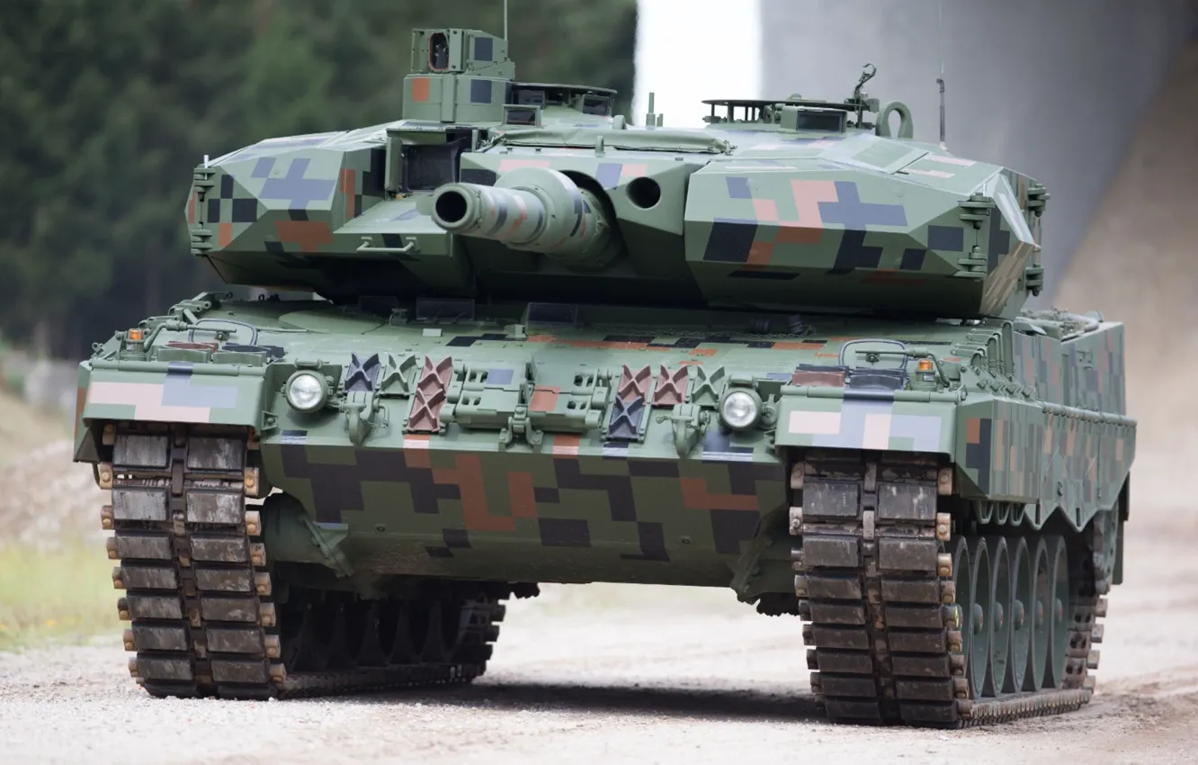 Фото обои Польша, танк, боевая машина, Leopard 2PL