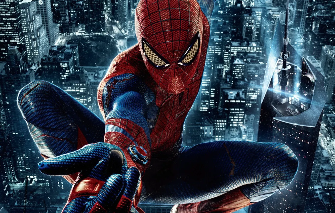 Фото обои Marvel, The Amazing Spider-Man, Новый Человек-паук, Эндрю Гарфилд