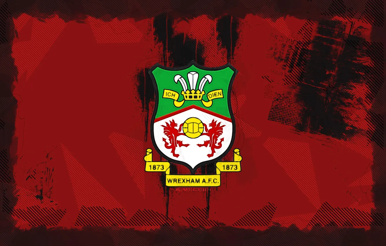 Фото обои Logo, Football, Club, Sport, Emblem, Symbol, Wrexham, Badge