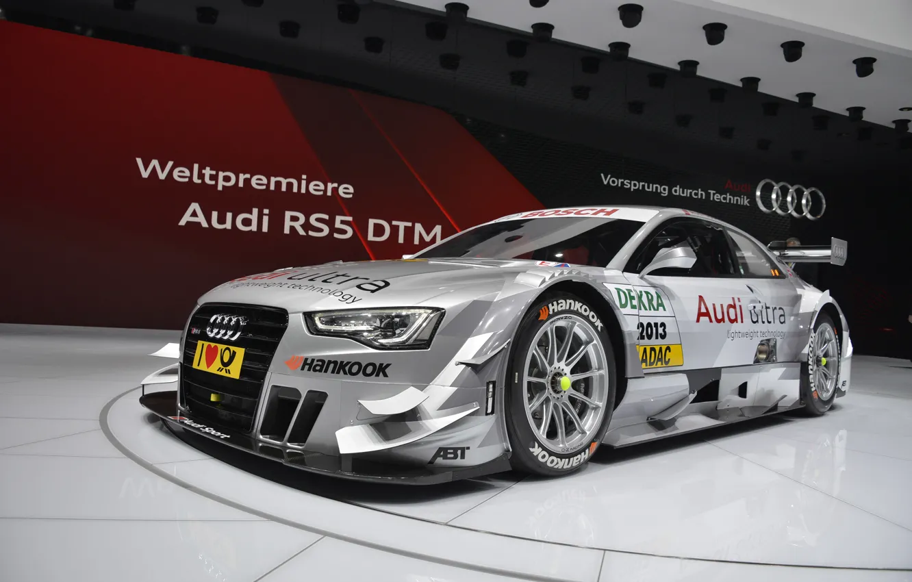 Фото обои Audi, ауди, RS5, DTM, дтм, 2013, Geneva, Racecar