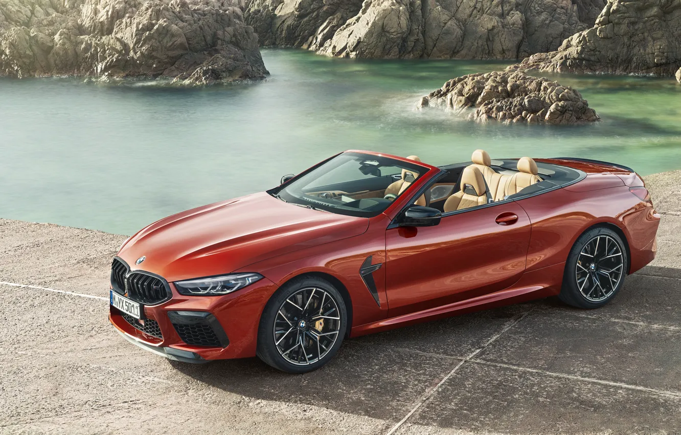 Фото обои BMW, суперкар, Cabrio, Competition, 2019, BMW M8, F91