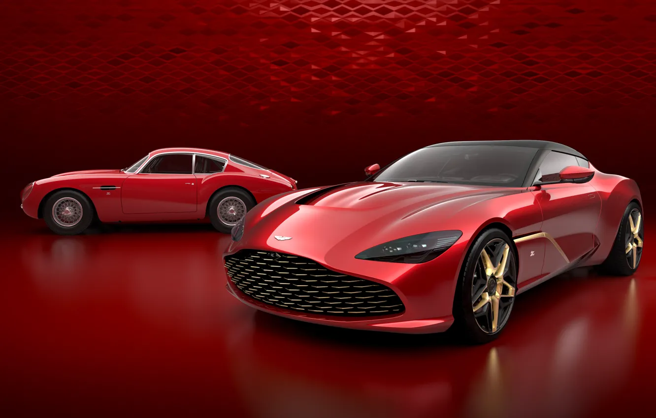 Фото обои Aston Martin, суперкар, Zagato, 2019, DBS GT