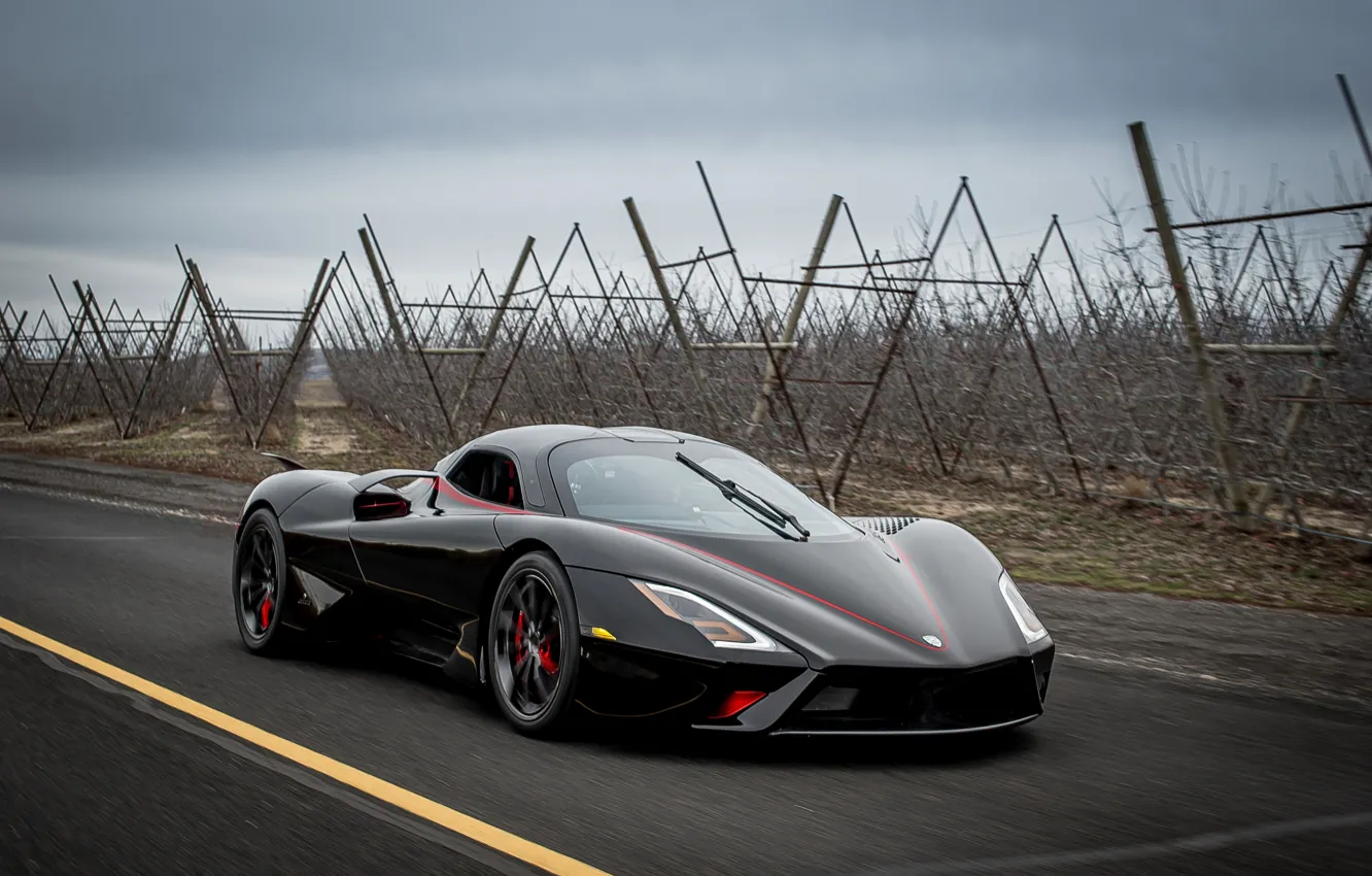 Фото обои SSC, Shelby Super Cars, front view, Tuatara, SSC Tuatara