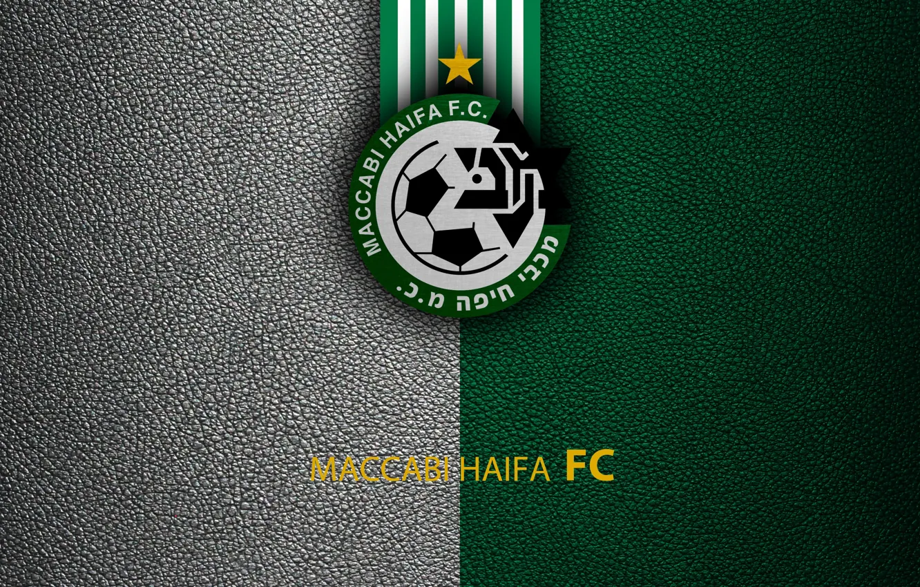Фото обои wallpaper, sport, logo, football, Maccabi Haifa
