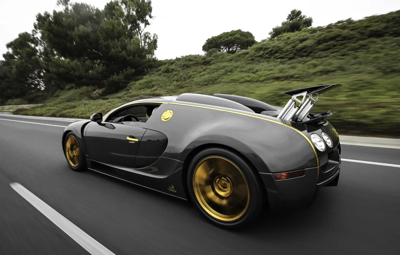 Фото обои Bugatti, Veyron, Mansory Vincero Linea D'Oro