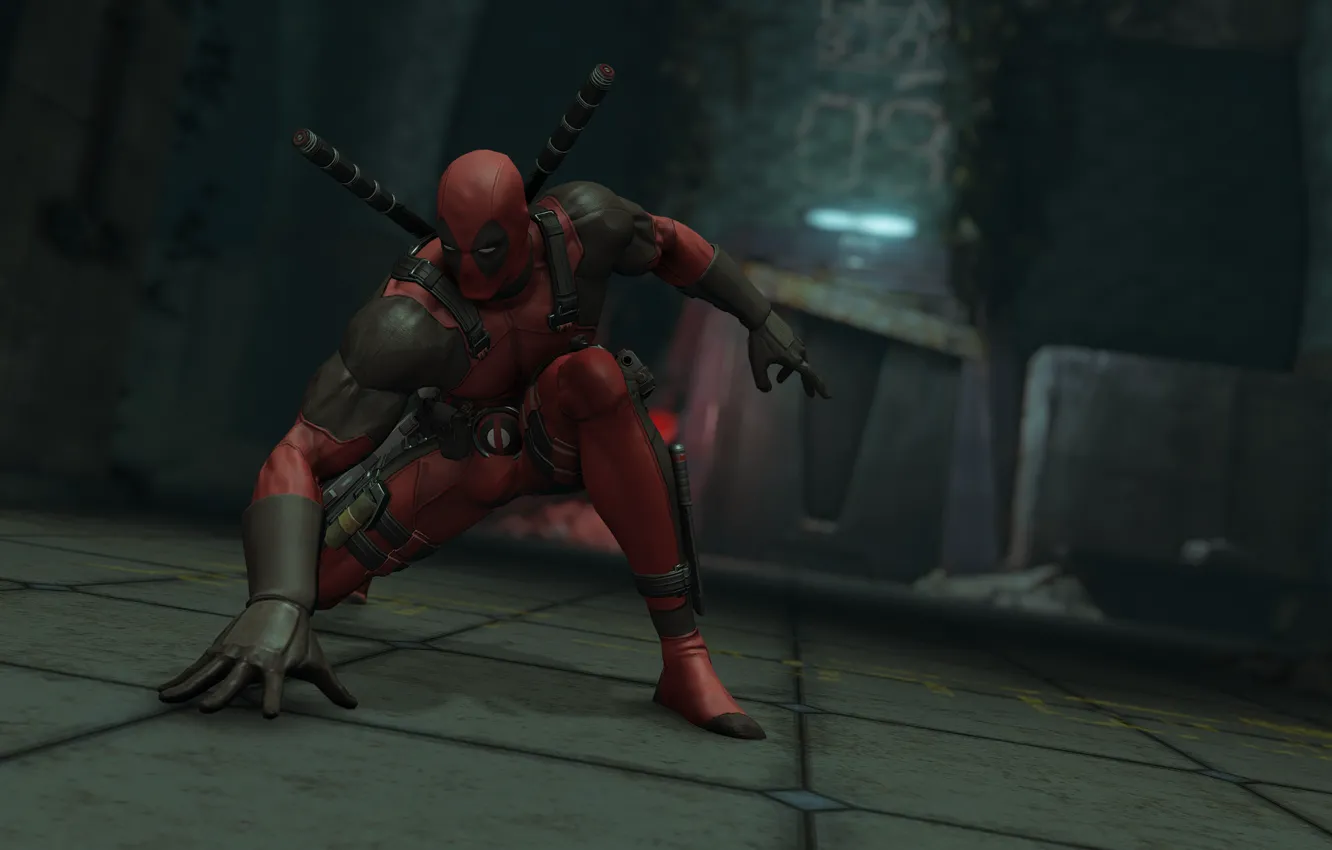Фото обои фон, маска, костюм, deadpool