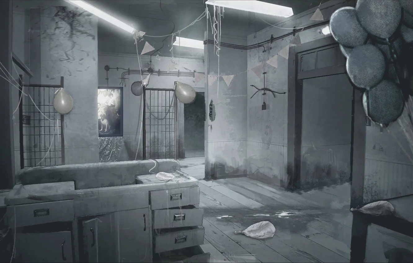 Фото обои dark, Resident Evil, room, kongbu