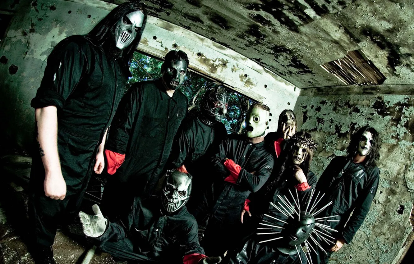 Фото обои группа, Metal, Rock, Slipknot, музыканты, Ню-метал, Альтернативный метал