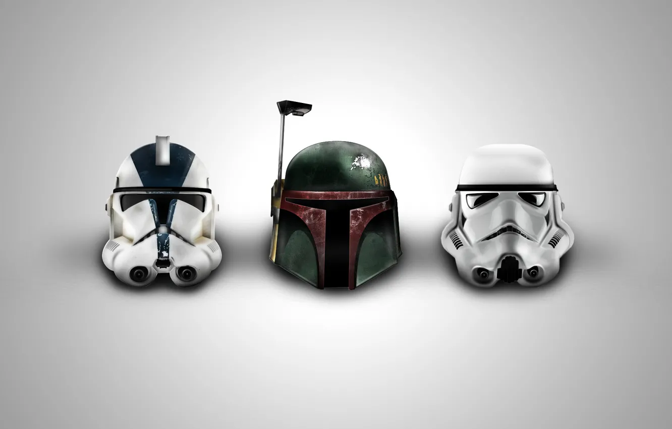 Фото обои Star Wars, иконки, шлемы
