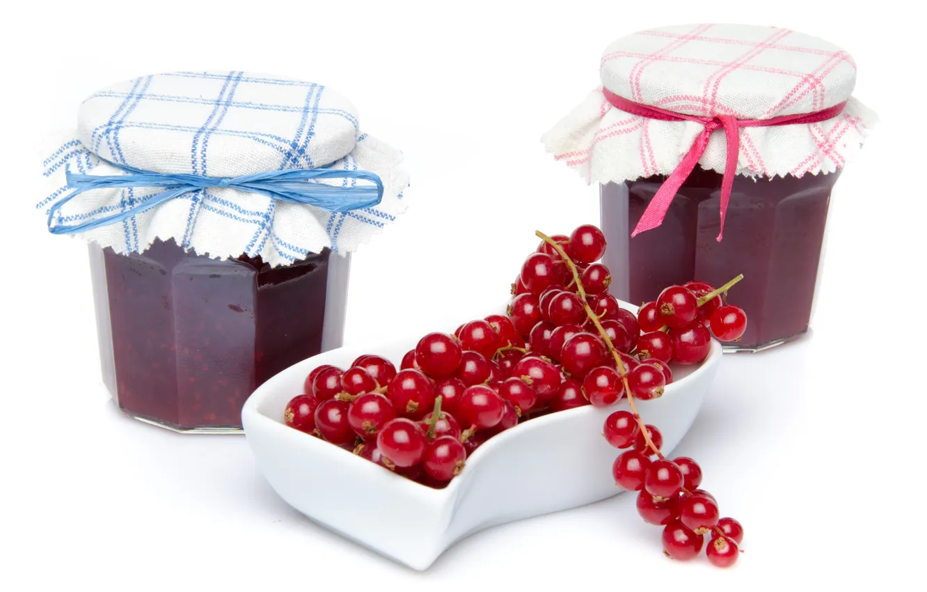 Фото обои ягоды, банки, смородина, варенье, banks, berries, jam, currant
