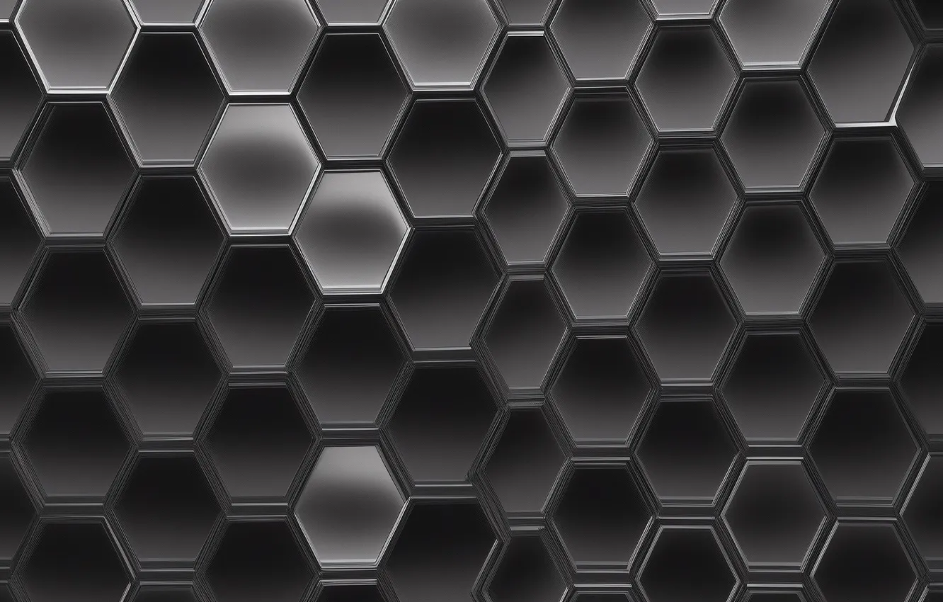 Фото обои обои, черный, серебро, соты, wallpaper, silver, серебрянный, black