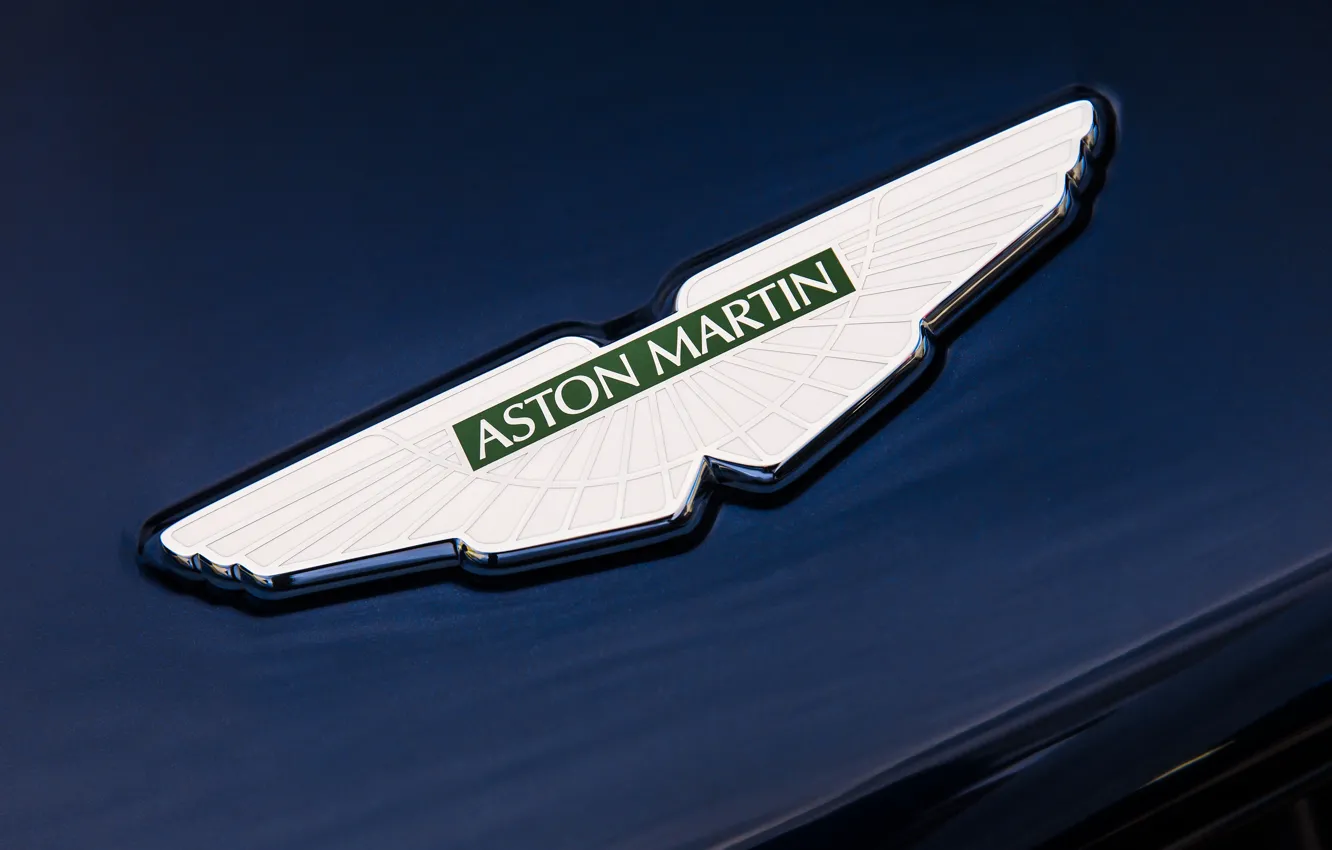 Фото обои Aston Martin, эмблема, logo, 2018, DB11, AMR