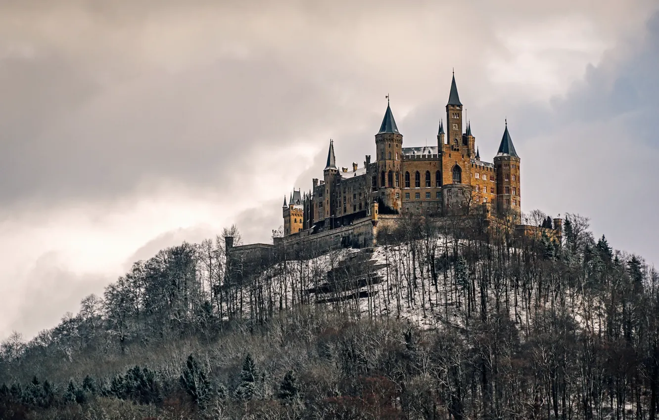 Фото обои природа, Germany, Castle Hohenzollern