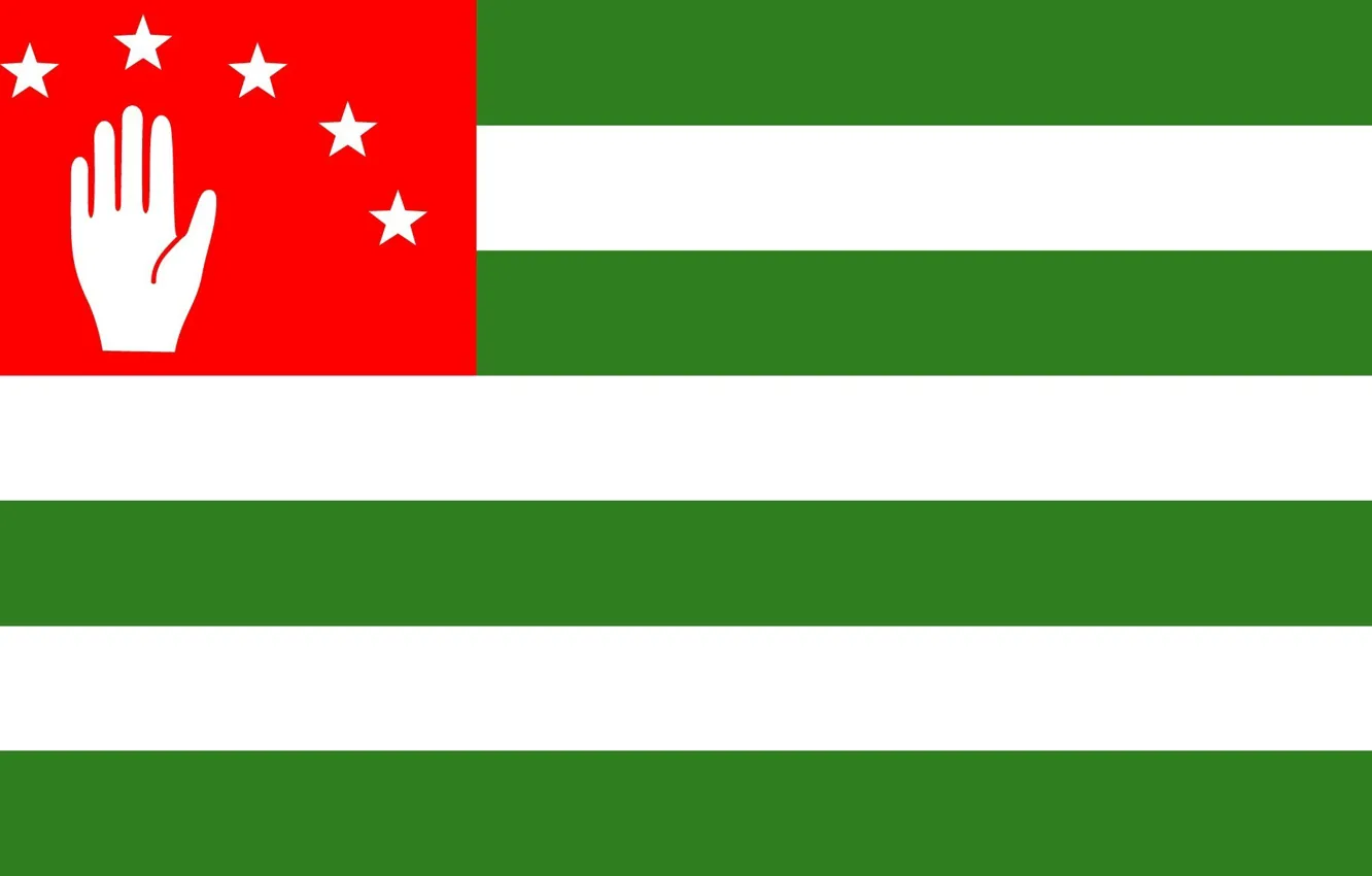 Фото обои флаг, Абхазия, страна души