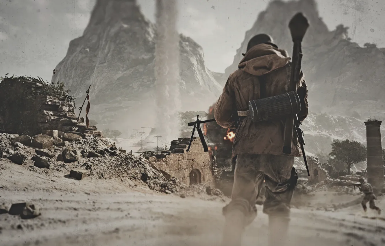 Фото обои игра, Electronic Arts, шутер от первого лица, Battlefield V