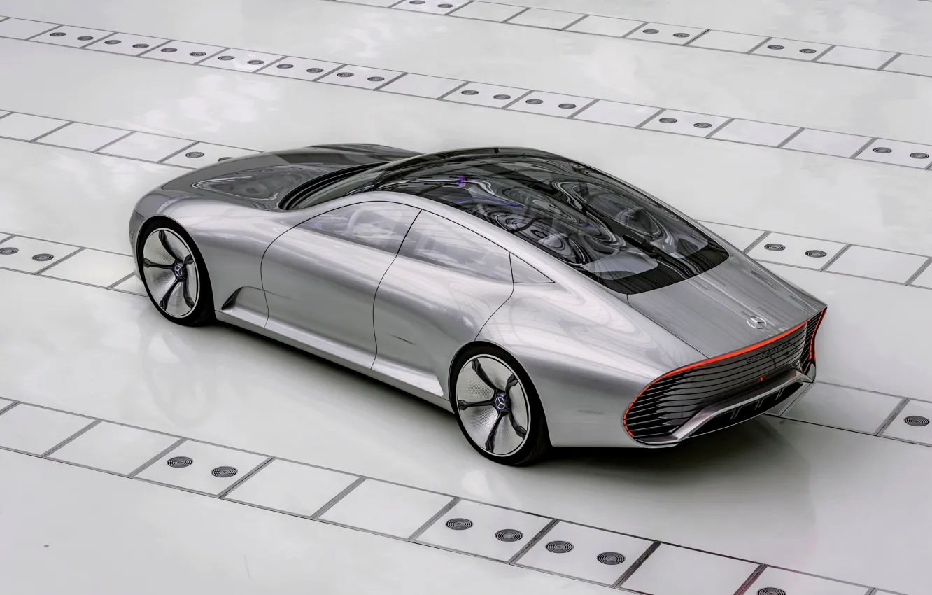 Фото обои Mercedes-Benz, гибрид, 2015, Intelligent Aerodynamic Automobile, Concept IAA