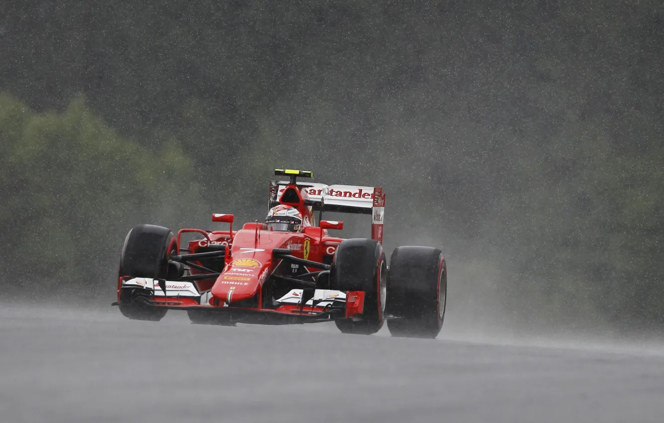 Фото обои Ferrari, Kimi