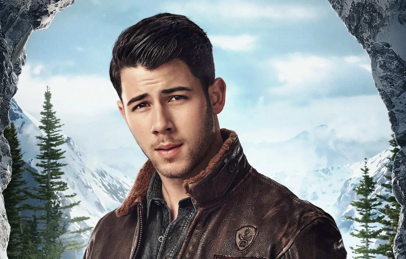 Фото обои взгляд, пилот, Nick Jonas, Ник Джонас, Джуманджи: Новый уровень, Jumanji: The Next Level, Джефферсон Макдона