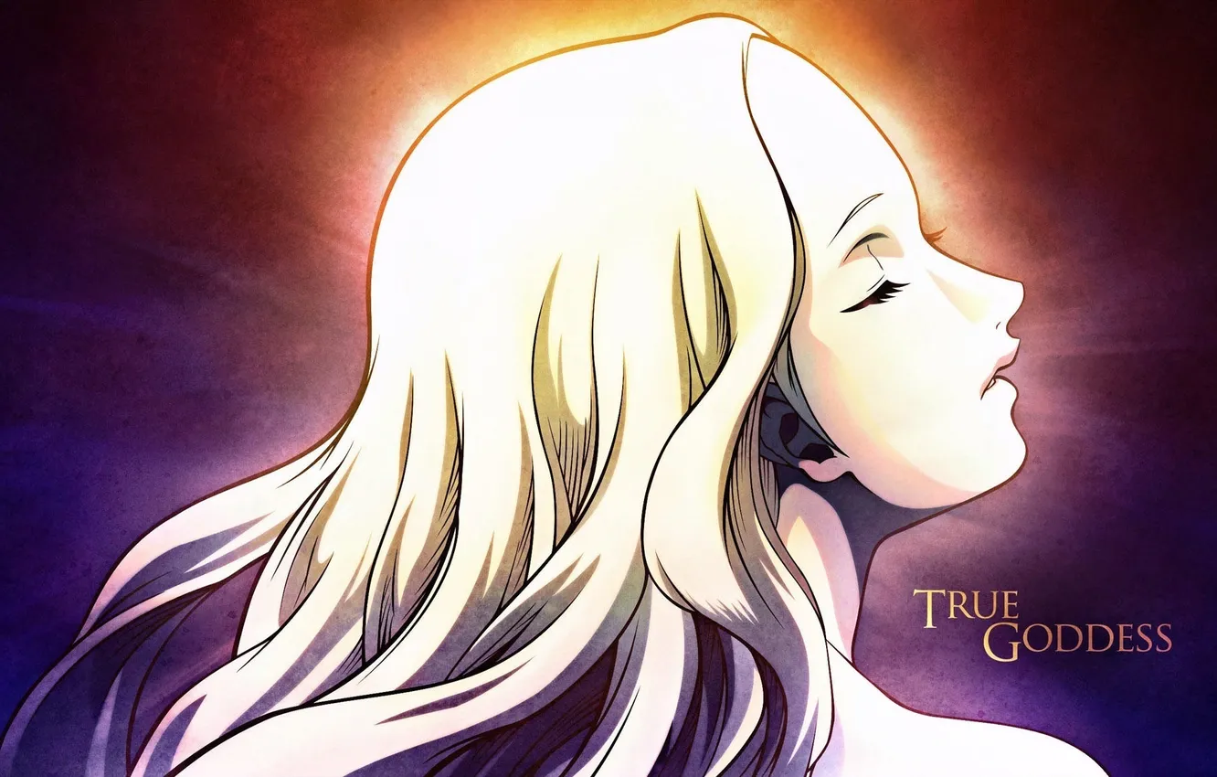 Фото обои девушка, anime, claymore, teresa, true goddess