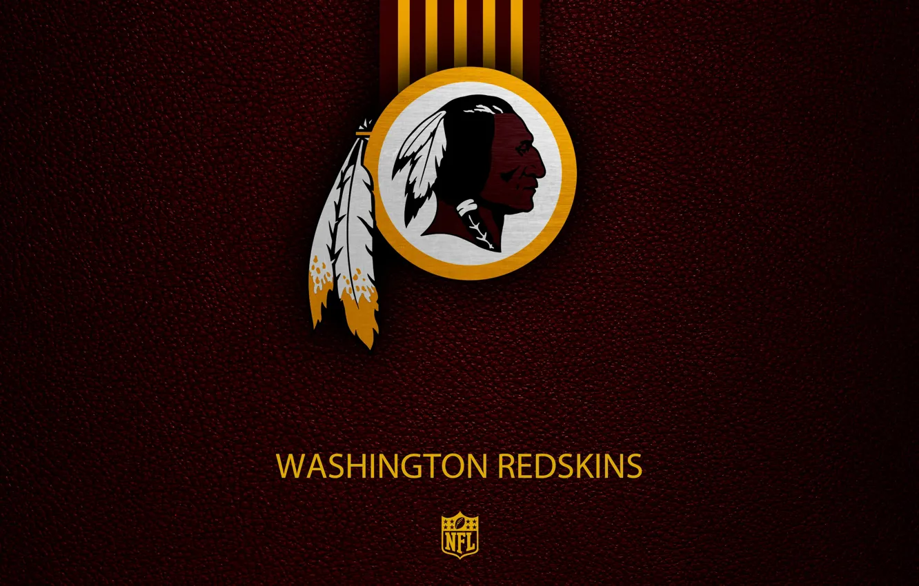 Фото обои wallpaper, sport, logo, NFL, Washington Redskins