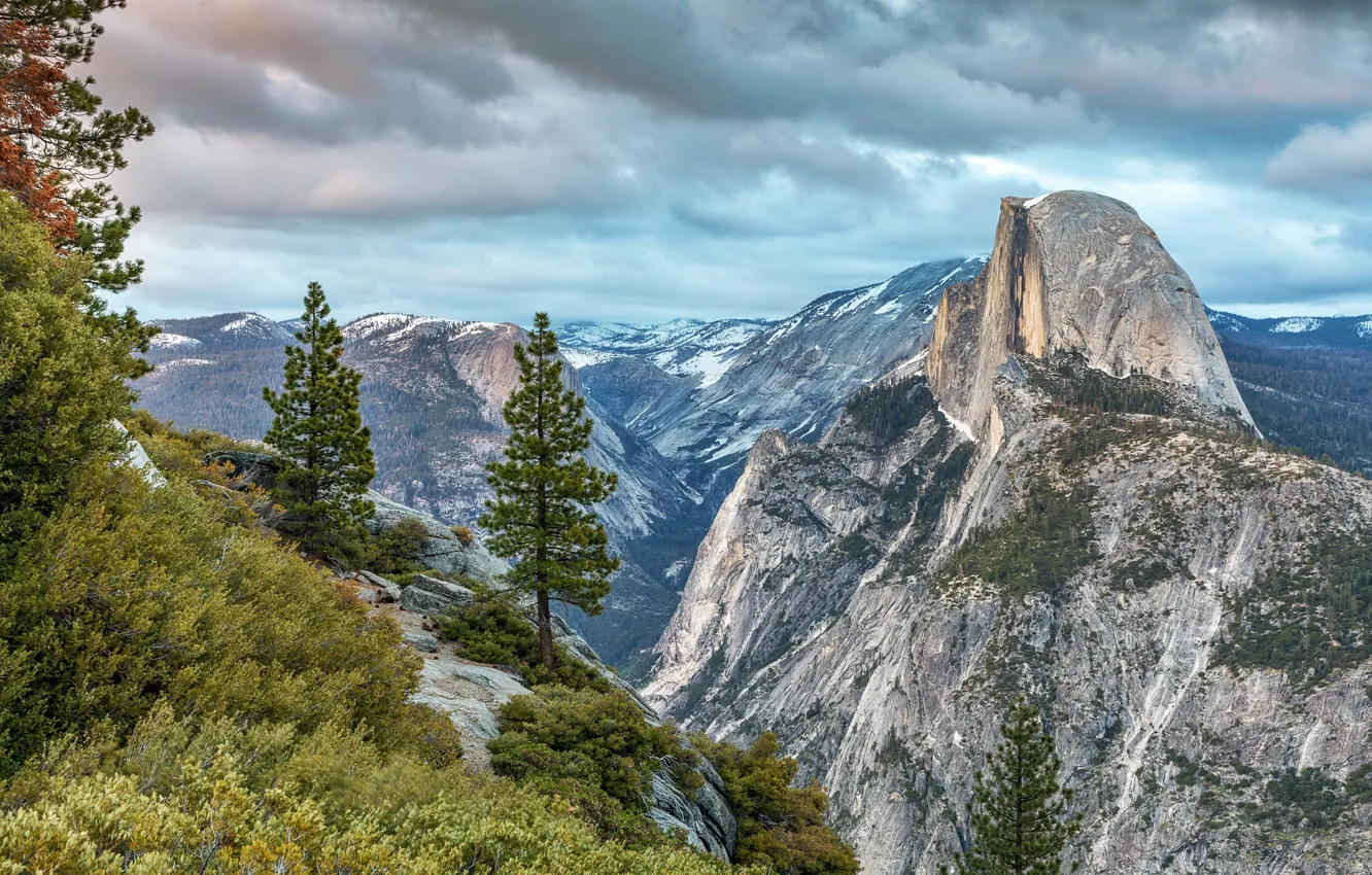 Фото обои United States, California, Yosemite National Park, Curry Village