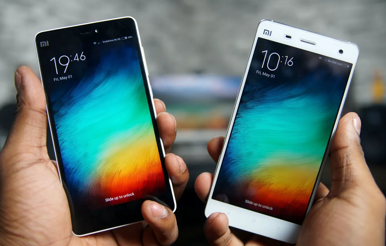 Фото обои Смартфон, Xiaomi, Mi4, Mi4c