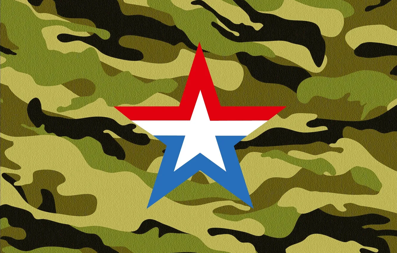 Фото обои Знак, Армия, Эмблема, Россия, Камуфляж