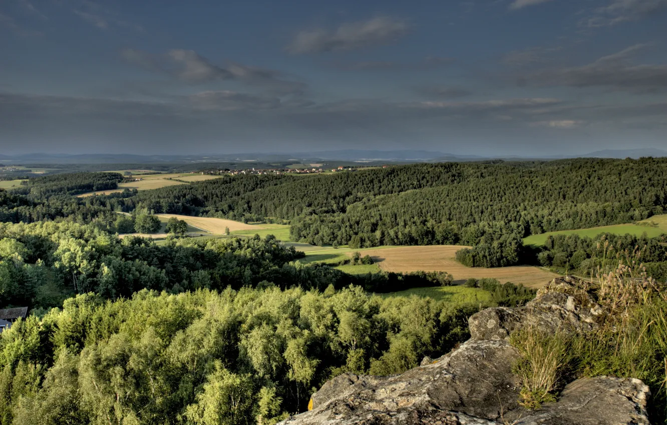 Фото обои пейзаж, природа, Германия, Бавария, горизонт, Zell