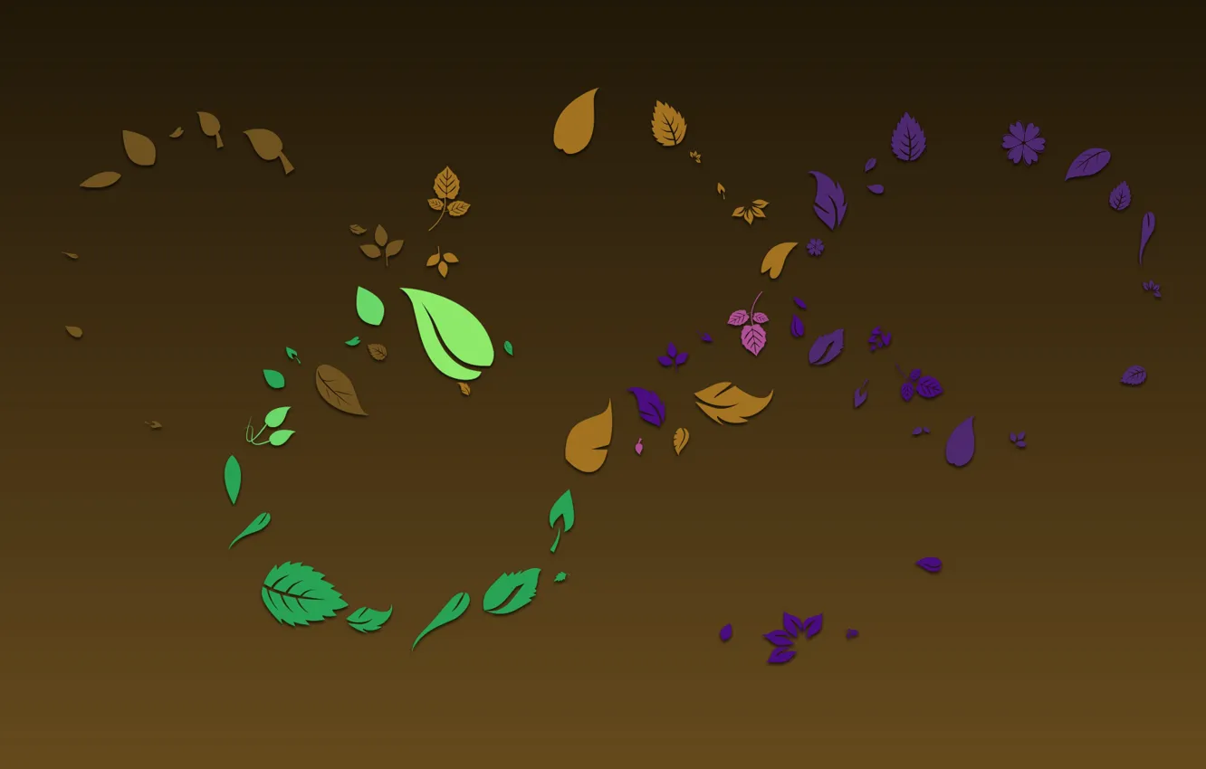 Фото обои фон, узор, текстура, листочки