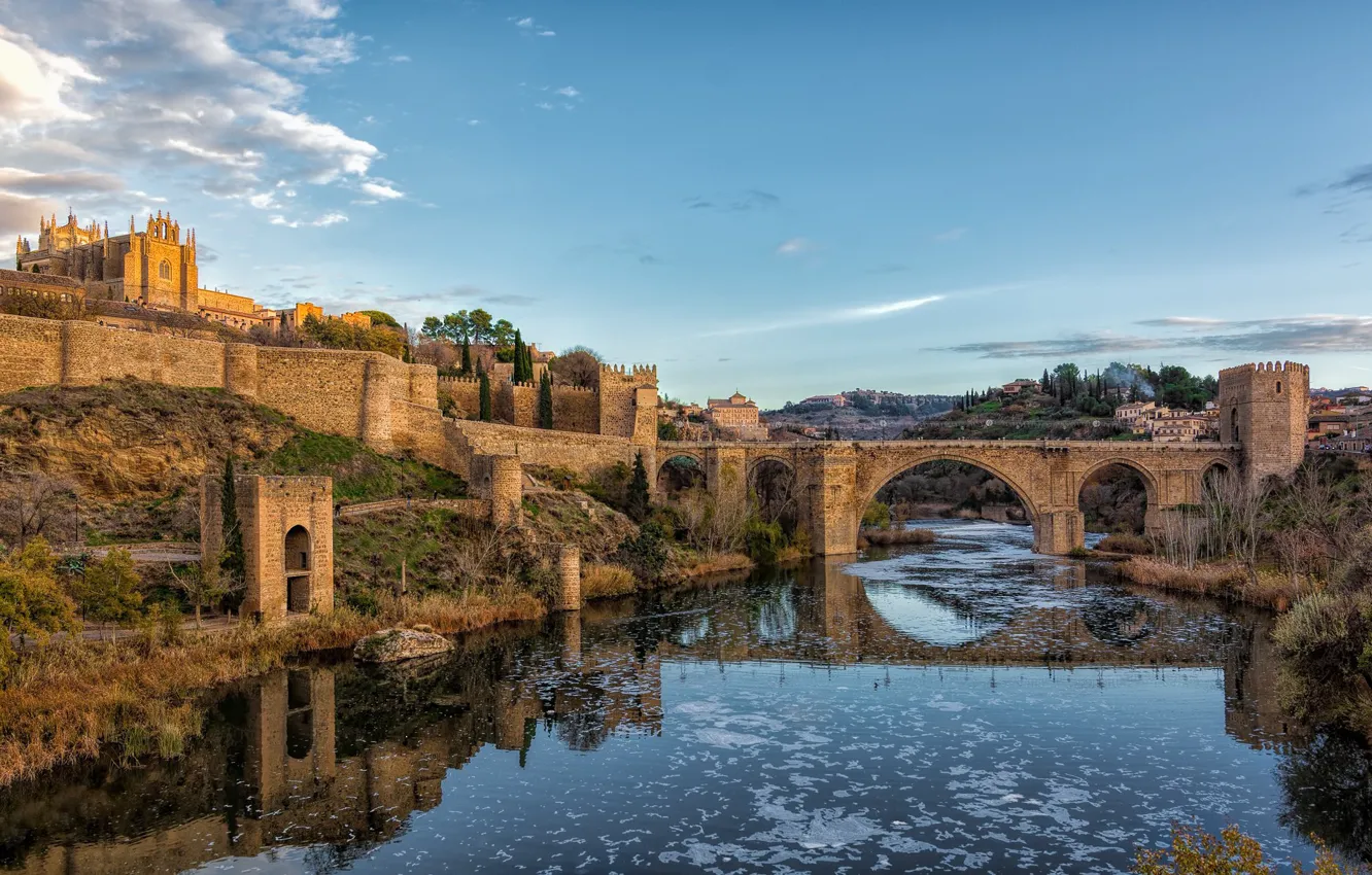 Фото обои Испания, Толедо, Spain, Toledo, Кастилия-Ла-Манча, Castille la Mancha