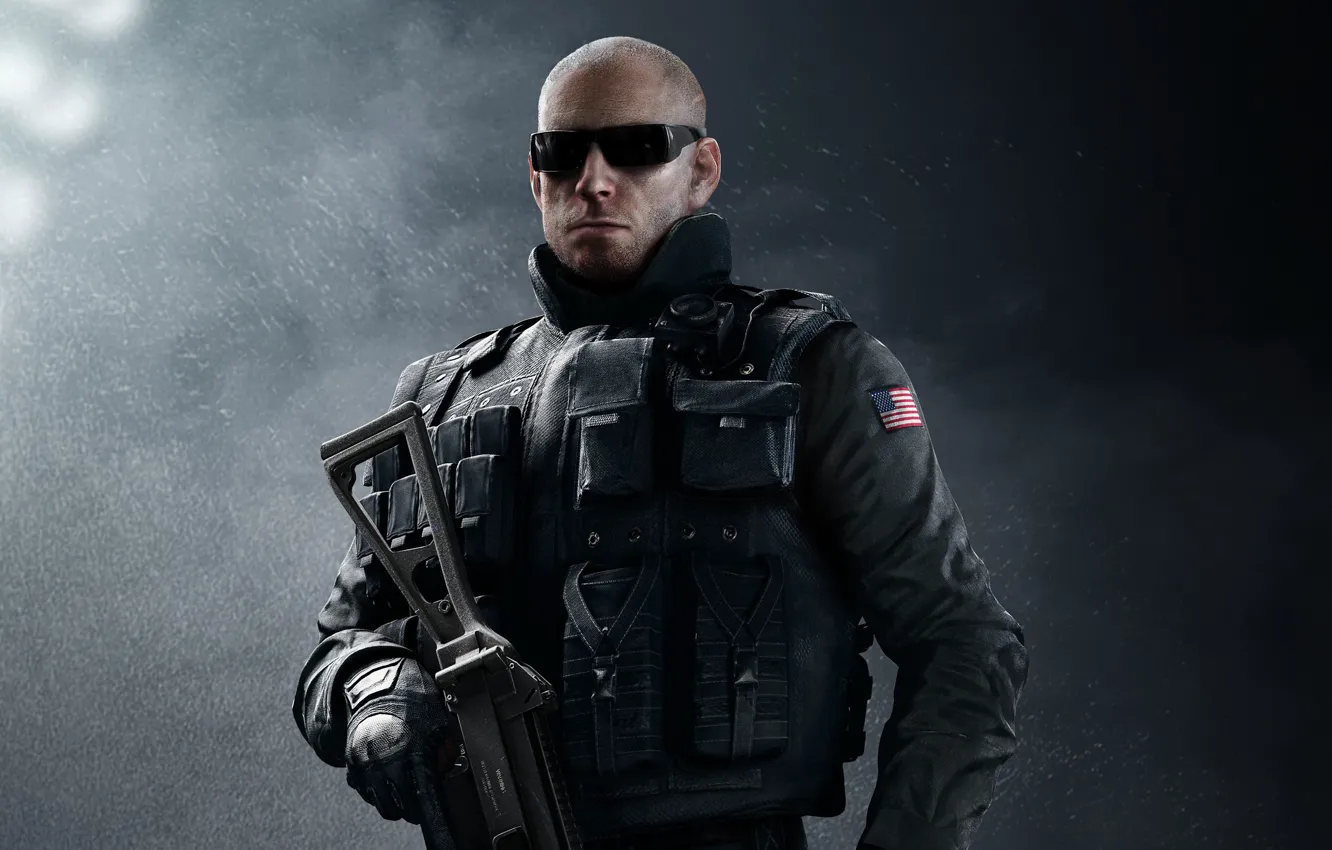 Фото обои game, soldier, Pulse, Rainbow Six, SWAT, rifle, FBI, Tom Clancy's Rainbow Six Siege