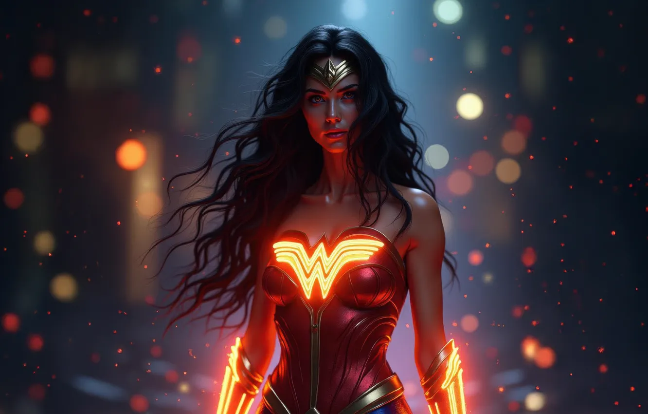 Фото обои woman, look, wonder, fearless