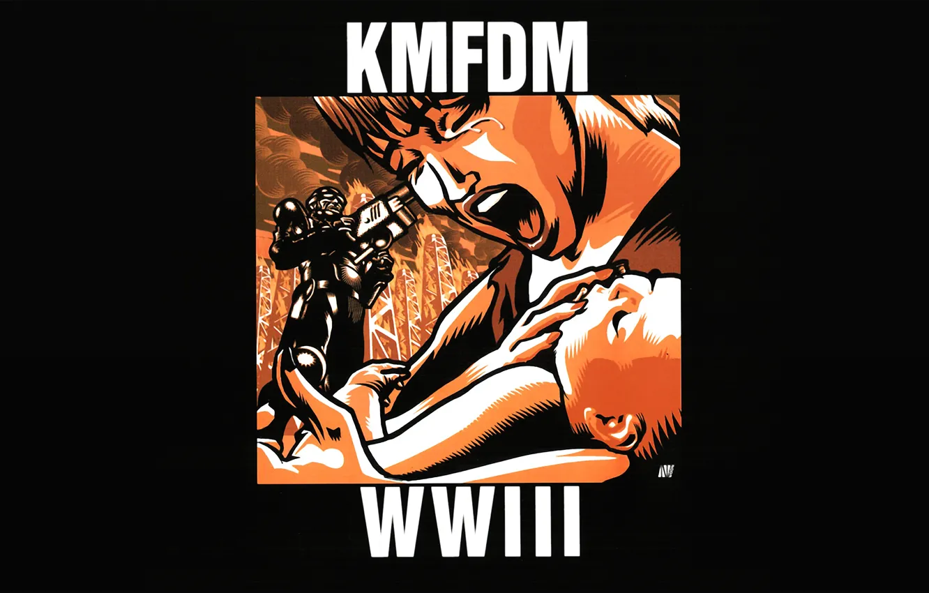 Фото обои музыка, альбом, metal, rock, industrial, KMFDM, WWIII, electro-industrial