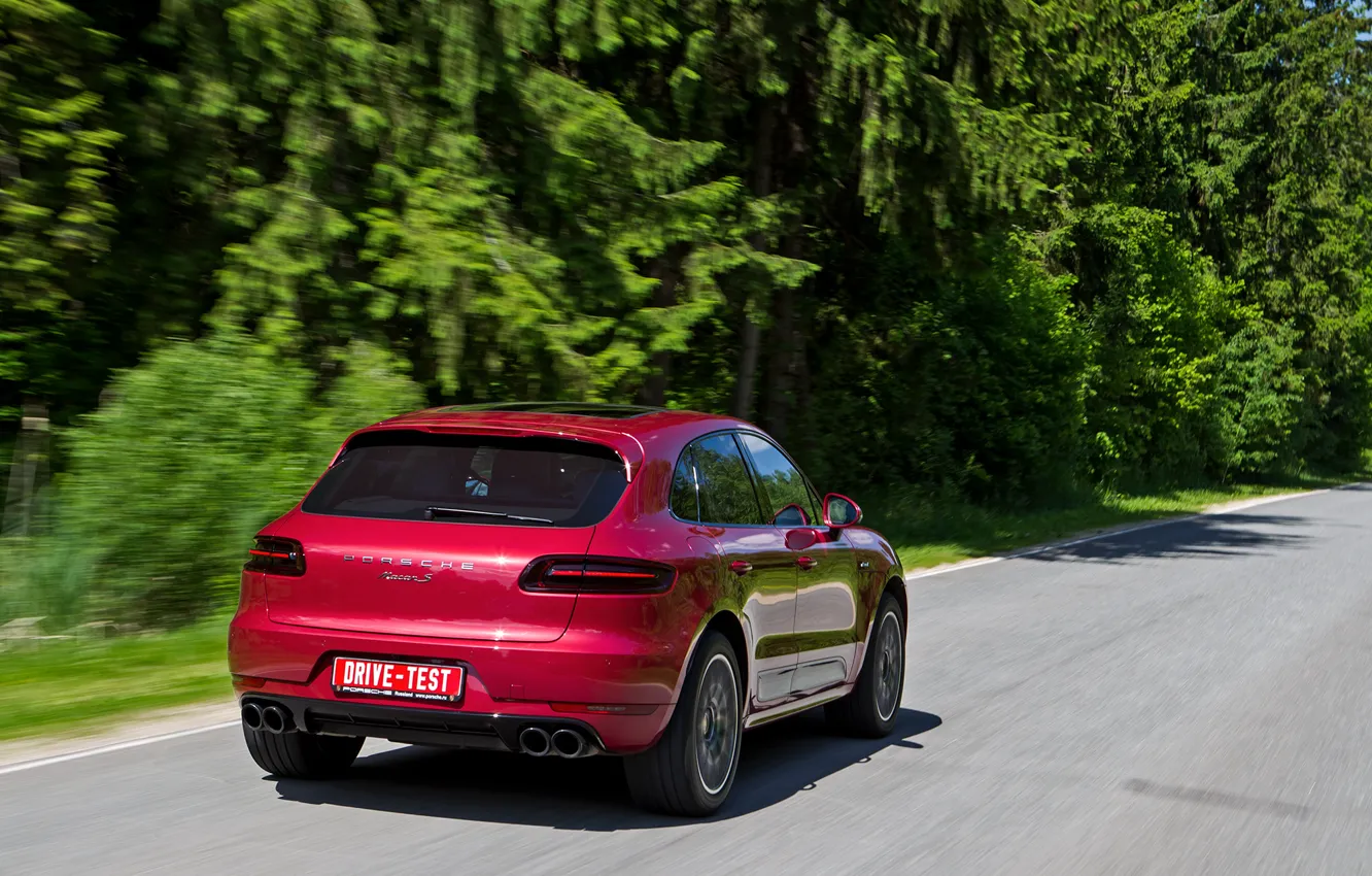 Фото обои Porsche, внедорожник, Macan