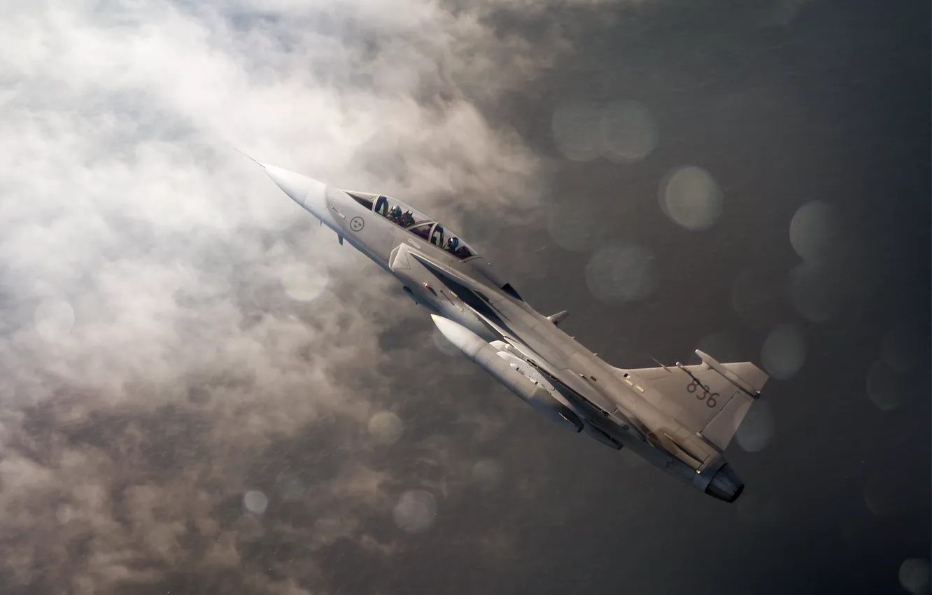 Фото обои Saab, многоцелевой истребитель, шведский, JAS 3