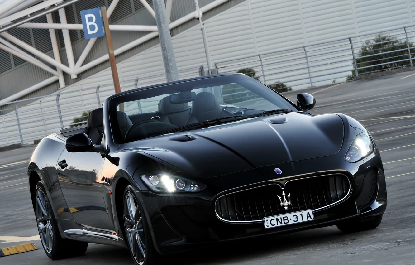 Фото обои Maserati, au-spec, grancabrio