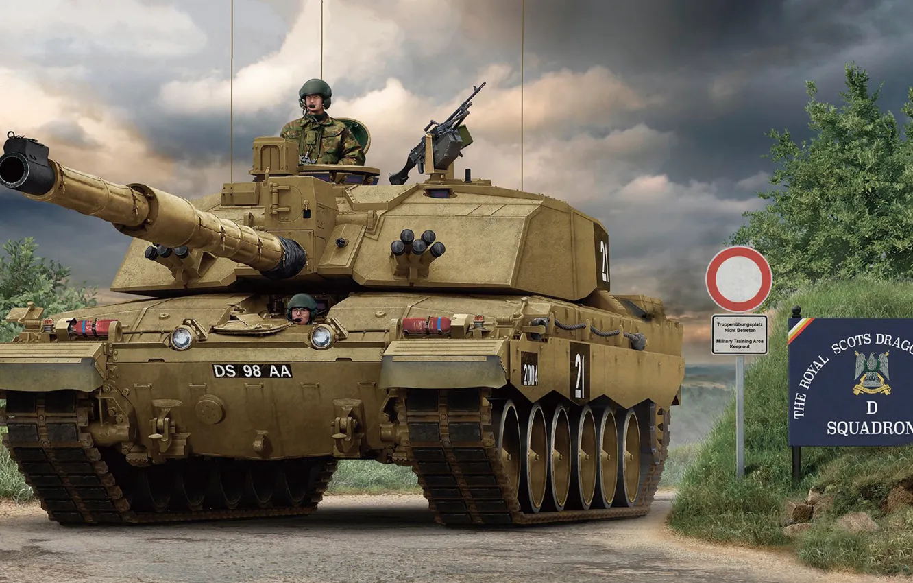 Фото обои Великобритания, Challenger 2, основной боевой танк, ОБТ, British Army, Валерий Петелин, MBT