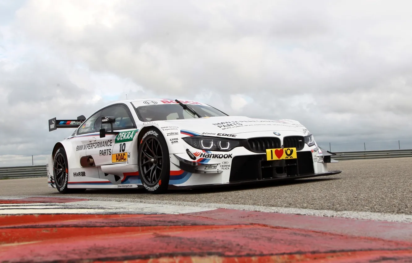 Фото обои БМВ, гонки, автоспорт, BMW M4 DTM 2014