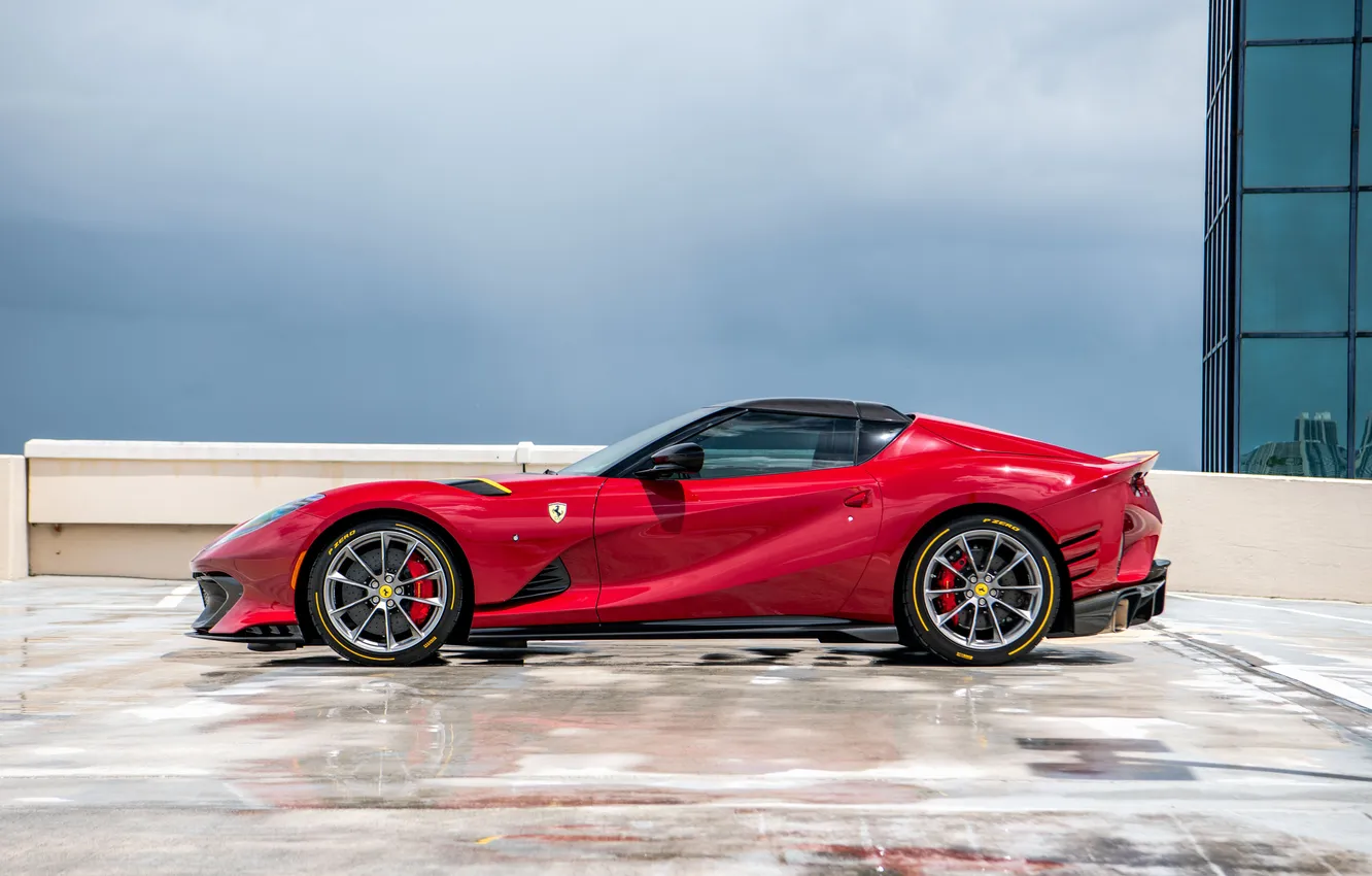 Фото обои суперкар, supercar, Ferrari 812, Limited edition, Competizione A, Ferrari 812 Competizione A