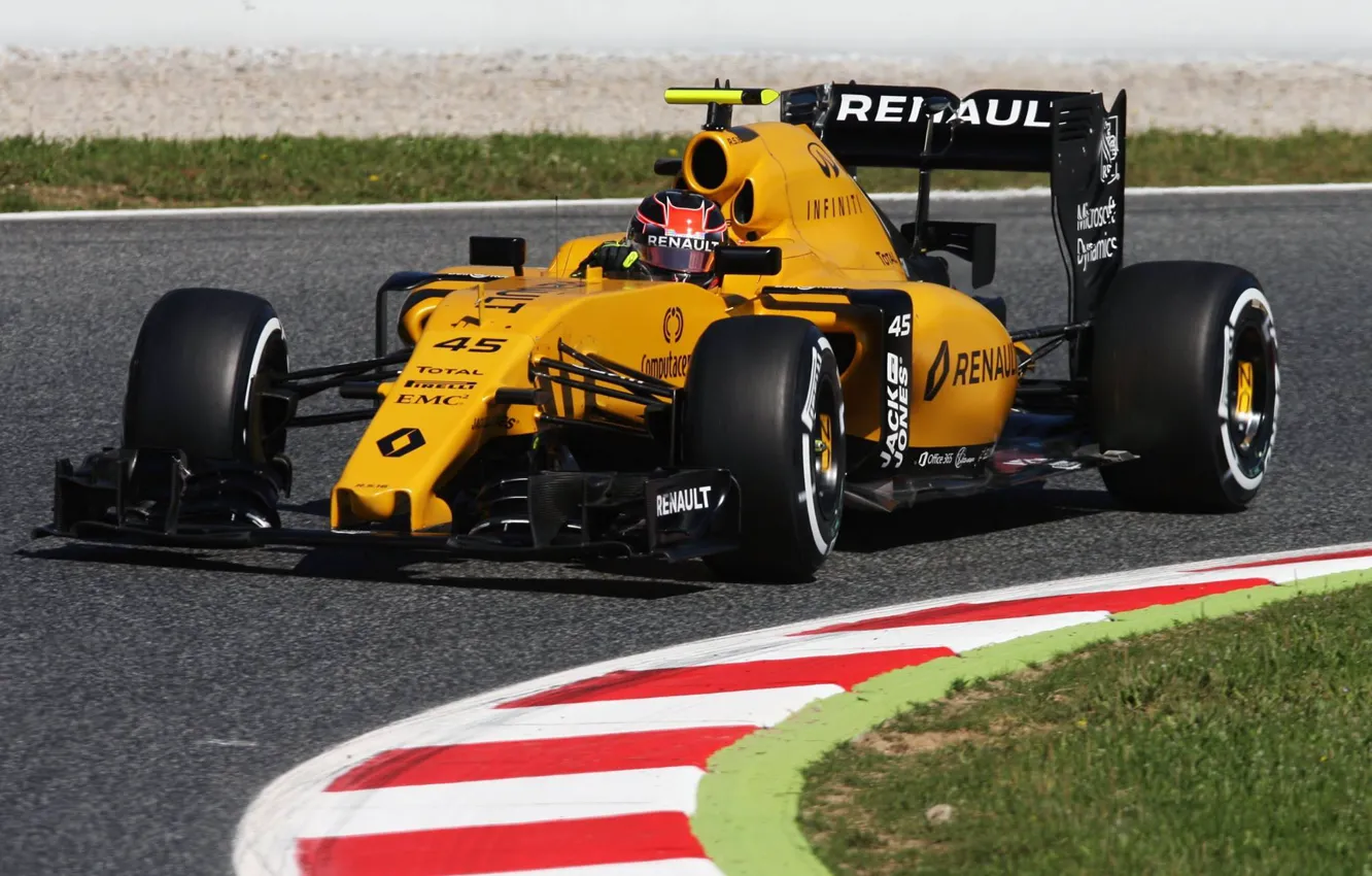 Фото обои Поворот, Renault, Рено, Formula 1, Team, Ocon