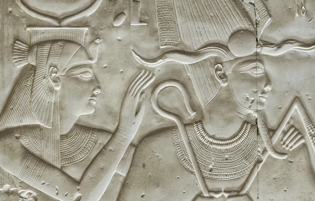 Фото обои стена, древность, Abydos