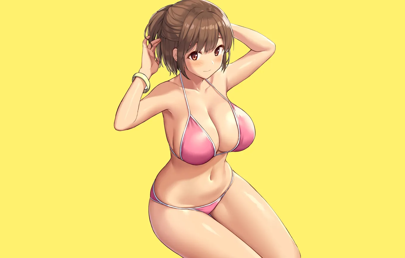 Фото обои kawaii, girl, boobs, anime, pretty, big boobs, babe, cute