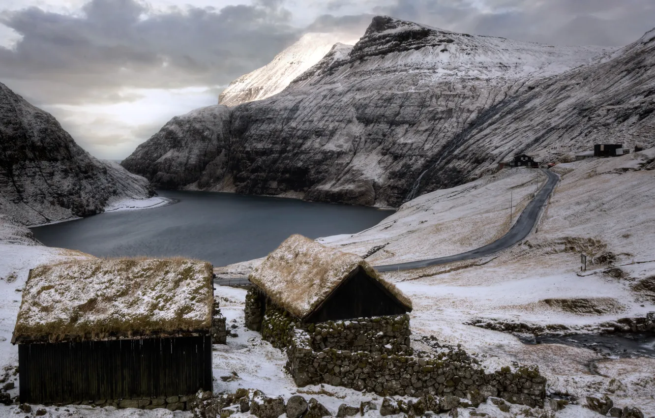 Фото обои природа, Faroe Islands, Saksun