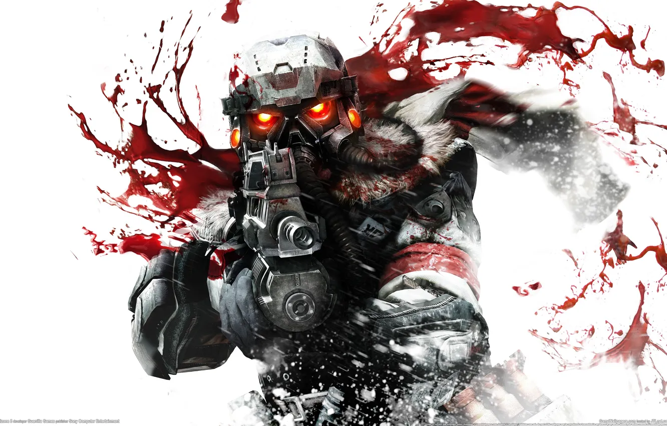 Фото обои killzone, ps3, games, oruzhie, voin