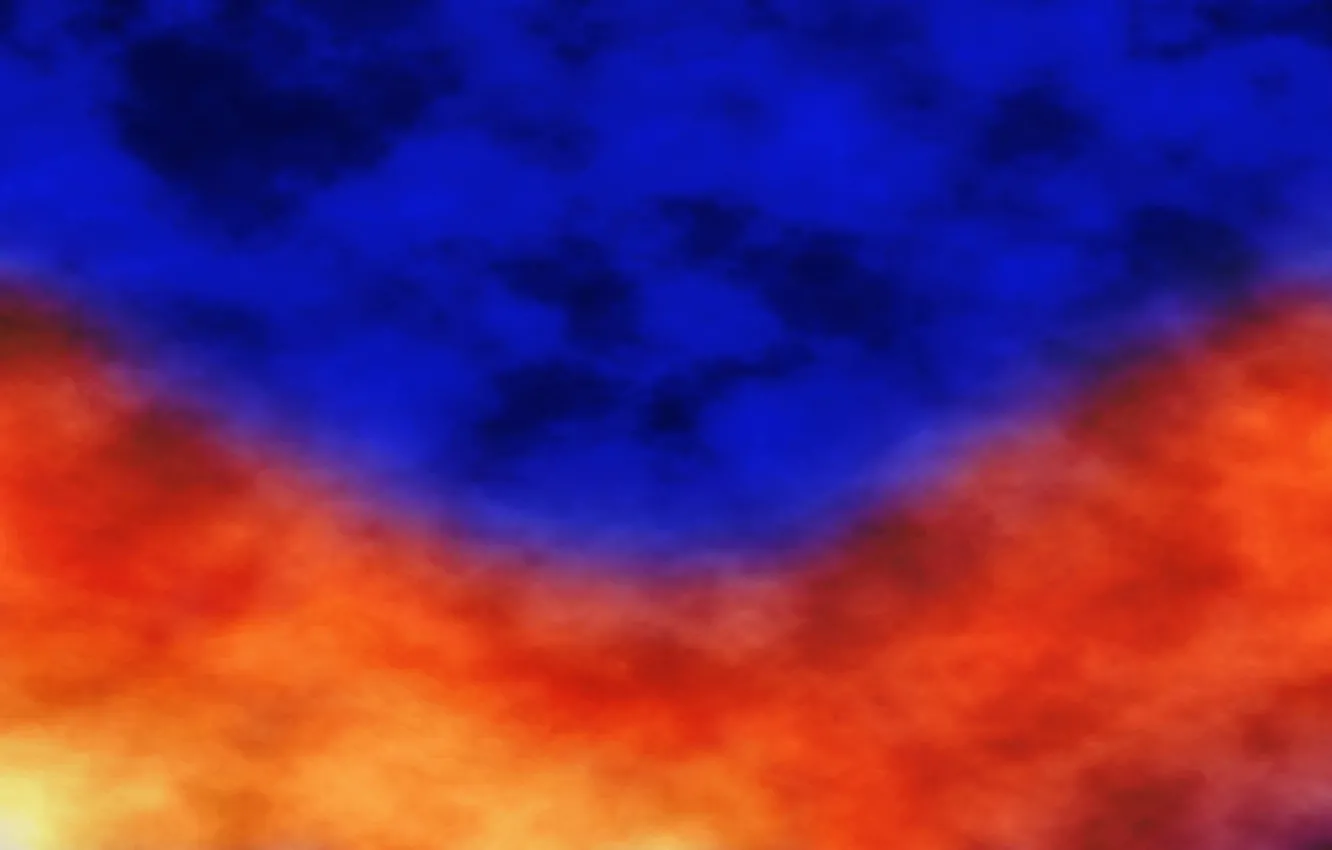 Фото обои облака, краски, дым, газ