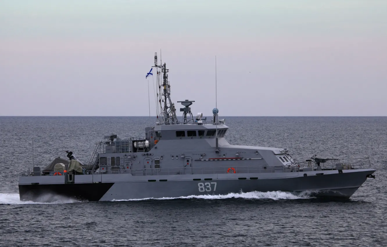 Фото обои ВМФ, Черное море, Черноморский Флот, ПРДК, противодиверсионный катер, &ampquot;Грачонок&ampquot;